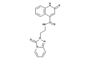 2-keto-N-[2-(3-keto-[1,2,4]triazolo[4,3-a]pyridin-2-yl)ethyl]-1H-quinoline-4-carboxamide