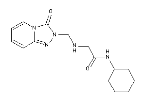 Image of N-cyclohexyl-2-[(3-keto-[1,2,4]triazolo[4,3-a]pyridin-2-yl)methylamino]acetamide