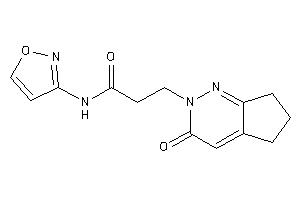 N-isoxazol-3-yl-3-(3-keto-6,7-dihydro-5H-cyclopenta[c]pyridazin-2-yl)propionamide