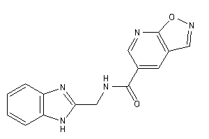 N-(1H-benzimidazol-2-ylmethyl)isoxazolo[5,4-b]pyridine-5-carboxamide