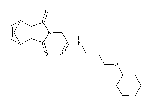N-[3-(cyclohexoxy)propyl]-2-(diketoBLAHyl)acetamide