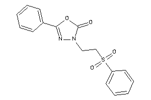 3-(2-besylethyl)-5-phenyl-1,3,4-oxadiazol-2-one