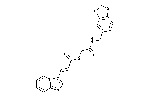 3-imidazo[1,2-a]pyridin-3-ylacrylic Acid [2-keto-2-(piperonylamino)ethyl] Ester