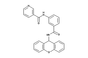 N-[3-(9H-xanthen-9-ylcarbamoyl)phenyl]nicotinamide