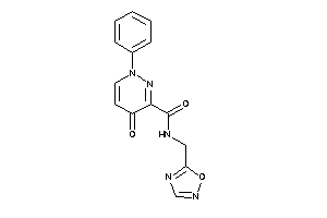 4-keto-N-(1,2,4-oxadiazol-5-ylmethyl)-1-phenyl-pyridazine-3-carboxamide
