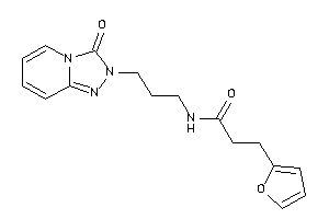Image of 3-(2-furyl)-N-[3-(3-keto-[1,2,4]triazolo[4,3-a]pyridin-2-yl)propyl]propionamide