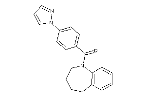(4-pyrazol-1-ylphenyl)-(2,3,4,5-tetrahydro-1-benzazepin-1-yl)methanone