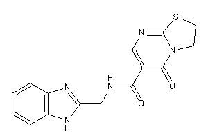 N-(1H-benzimidazol-2-ylmethyl)-5-keto-2,3-dihydrothiazolo[3,2-a]pyrimidine-6-carboxamide