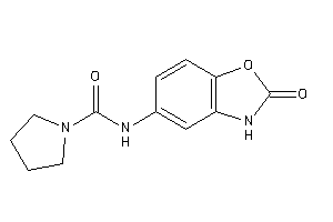 N-(2-keto-3H-1,3-benzoxazol-5-yl)pyrrolidine-1-carboxamide
