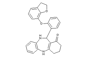 6-(2-coumaran-7-yloxyphenyl)-5,6,8,9,10,11-hexahydrobenzo[c][1,5]benzodiazepin-7-one