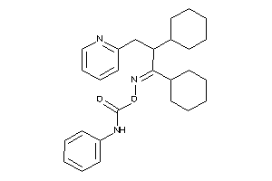 Image of N-phenylcarbamic Acid [[1,2-dicyclohexyl-3-(2-pyridyl)propylidene]amino] Ester