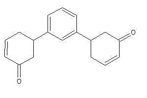 Image of 5-[3-(5-ketocyclohex-3-en-1-yl)phenyl]cyclohex-2-en-1-one