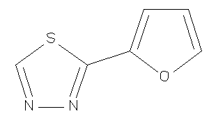 Image of 2-(2-furyl)-1,3,4-thiadiazole