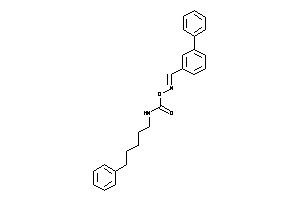 N-(5-phenylpentyl)carbamic Acid [(3-phenylbenzylidene)amino] Ester