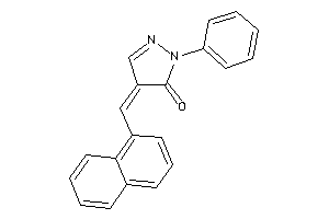 Image of 4-(1-naphthylmethylene)-2-phenyl-2-pyrazolin-3-one