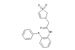 2-(1,1-diketo-2,3-dihydrothiophen-3-yl)-N-[2-(phenylthio)phenyl]acetamide