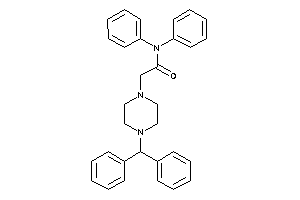 Image of 2-(4-benzhydrylpiperazino)-N,N-diphenyl-acetamide
