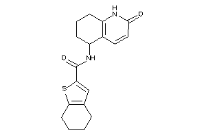 Image of N-(2-keto-5,6,7,8-tetrahydro-1H-quinolin-5-yl)-4,5,6,7-tetrahydrobenzothiophene-2-carboxamide