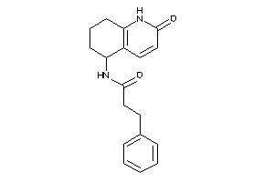 N-(2-keto-5,6,7,8-tetrahydro-1H-quinolin-5-yl)-3-phenyl-propionamide