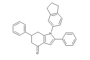 1-indan-5-yl-2,6-diphenyl-6,7-dihydro-5H-indol-4-one