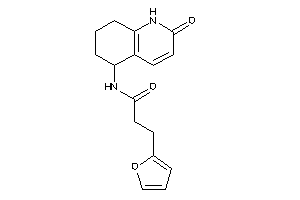 Image of 3-(2-furyl)-N-(2-keto-5,6,7,8-tetrahydro-1H-quinolin-5-yl)propionamide