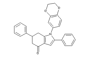 1-(2,3-dihydro-1,4-benzodioxin-6-yl)-2,6-diphenyl-6,7-dihydro-5H-indol-4-one