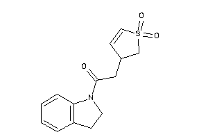 2-(1,1-diketo-2,3-dihydrothiophen-3-yl)-1-indolin-1-yl-ethanone