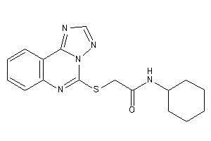 N-cyclohexyl-2-([1,2,4]triazolo[1,5-c]quinazolin-5-ylthio)acetamide