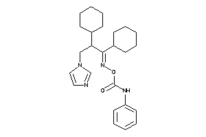 N-phenylcarbamic Acid [(1,2-dicyclohexyl-3-imidazol-1-yl-propylidene)amino] Ester