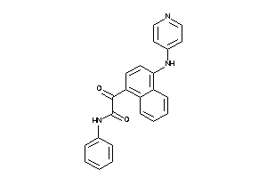 2-keto-N-phenyl-2-[4-(4-pyridylamino)-1-naphthyl]acetamide
