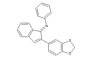 Image of [2-(1,3-benzodioxol-5-yl)inden-1-ylidene]-phenyl-amine