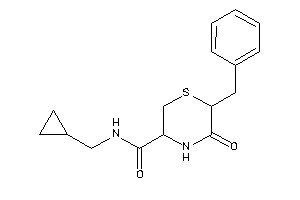 6-benzyl-N-(cyclopropylmethyl)-5-keto-thiomorpholine-3-carboxamide