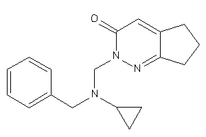 2-[[benzyl(cyclopropyl)amino]methyl]-6,7-dihydro-5H-cyclopenta[c]pyridazin-3-one