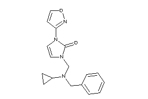Image of 1-[[benzyl(cyclopropyl)amino]methyl]-3-isoxazol-3-yl-4-imidazolin-2-one
