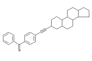 [4-[2-(2,3,4,5,6,7,8,9,10,11,12,13,14,15,16,17-hexadecahydro-1H-cyclopenta[a]phenanthren-3-yl)ethynyl]phenyl]-phenyl-methanone
