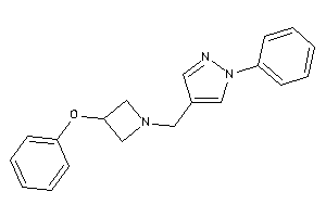 4-[(3-phenoxyazetidin-1-yl)methyl]-1-phenyl-pyrazole