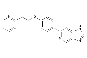Image of 6-[4-[2-(2-pyridyl)ethoxy]phenyl]-1H-imidazo[4,5-c]pyridine