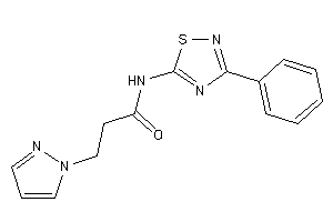 Image of N-(3-phenyl-1,2,4-thiadiazol-5-yl)-3-pyrazol-1-yl-propionamide