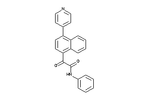 2-keto-N-phenyl-2-[4-(4-pyridyl)-1-naphthyl]acetamide