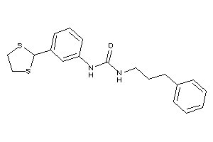 1-[3-(1,3-dithiolan-2-yl)phenyl]-3-(3-phenylpropyl)urea