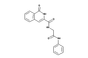 N-(2-anilino-2-keto-ethyl)-1-keto-2H-isoquinoline-3-carboxamide