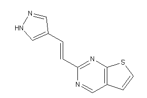 2-[2-(1H-pyrazol-4-yl)vinyl]thieno[2,3-d]pyrimidine