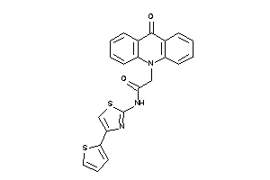 Image of 2-(9-ketoacridin-10-yl)-N-[4-(2-thienyl)thiazol-2-yl]acetamide