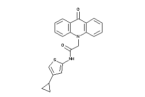 Image of N-(4-cyclopropyl-2-thienyl)-2-(9-ketoacridin-10-yl)acetamide