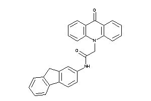N-(9H-fluoren-2-yl)-2-(9-ketoacridin-10-yl)acetamide