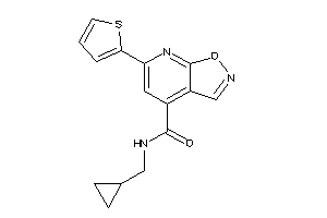 N-(cyclopropylmethyl)-6-(2-thienyl)isoxazolo[5,4-b]pyridine-4-carboxamide