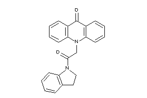 10-(2-indolin-1-yl-2-keto-ethyl)acridin-9-one