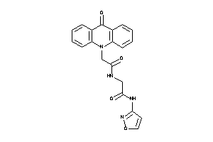 N-isoxazol-3-yl-2-[[2-(9-ketoacridin-10-yl)acetyl]amino]acetamide
