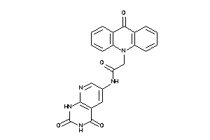 Image of N-(2,4-diketo-1H-pyrido[2,3-d]pyrimidin-6-yl)-2-(9-ketoacridin-10-yl)acetamide