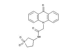 N-(1,1-diketothiolan-3-yl)-2-(9-ketoacridin-10-yl)acetamide